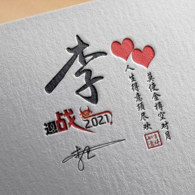 好看的姓氏头像图片 李 王 张 胡 纪 贺 华 潘迎战2021