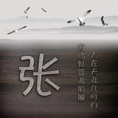 高清无水印姓氏头像，热门精品创意励志头像图片