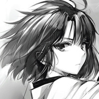 日系漫画美少女可爱头像_小巧的脸型,十分个性的样子