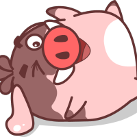 可爱卡通小猪头像图片,我要做一只小懒猪