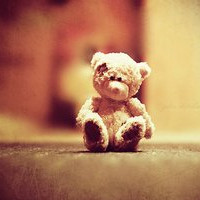 卡通小熊头像,可爱卡通小熊头像,孤单的小熊在流泪