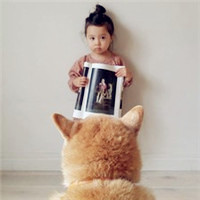 小男孩子与狗狗,美女与狗狗的头像图片,小动物的合集