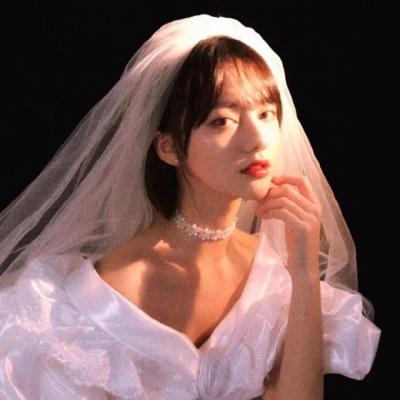 2021绝美仙气婚纱女生头像ins 白色的婚纱你最美