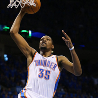 美国职业篮球运动员NBA球星凯文·杜兰特头像图片