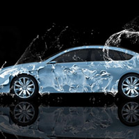 个性微信汽车头像,水中汽车唯美创意图片