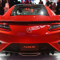 QQ汽车头像图片,红色Honda NSX汽车图片