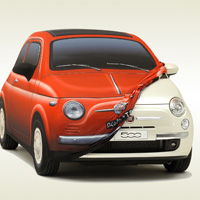 全新菲亚特Fiat500汽车头像图片
