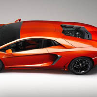 橙色的兰博基尼LP700-4超级跑车QQ头像图片
