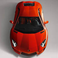 橙色的兰博基尼LP700-4超级跑车QQ头像图片