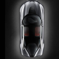黑色高贵的Saab萨博跑车QQ头像图片