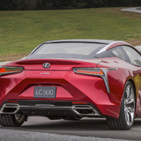 2017雷克萨斯LC 500汽车图片头像红色的