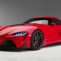 丰田超级概念跑车,红色最吉利的颜色了