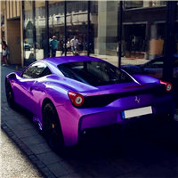 个性霸气紫色酷炫豪车头像图片,最适合女人用的