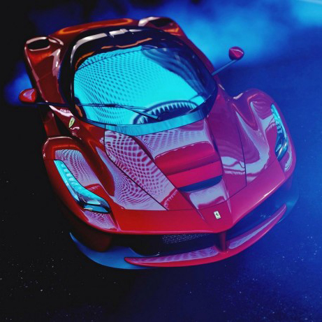 好看的跑车头像，超级炫酷的红色跑车汽车图片