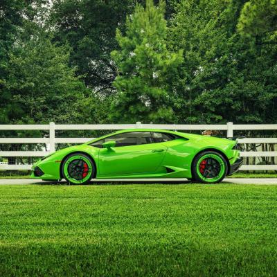 最酷的汽车头像图片，绿色拉风跑车全网最火帅气的