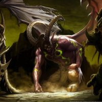 高清魔兽世界游戏头像,魔兽世界伊利丹怒风图片