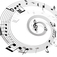 矢量音乐主题图片,适合音响销售微信群的QQ头像图片