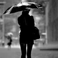 关于女生在雨中的头像+男生在雨中的头像伤感系,在伤心的淋雨