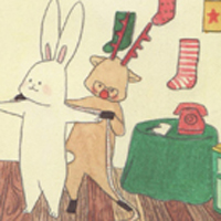 可爱卡通小兔子简笔画个性头像_让兔子的日子比你都快乐
