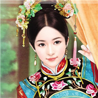 手绘古风美女头像,穿越古代的现代美女26P