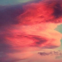火红的云与天空唯美头像,火烧云唯美头像图片大全