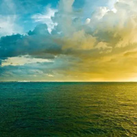 大海,蓝天,白云,日落等美景,适合做微信头像的图片