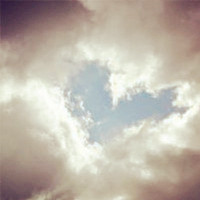 唯美心形云朵QQ头像图片,我们恋爱了