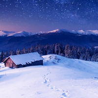 冬天唯美雪景自然风光图片,关于雪景的微信头像