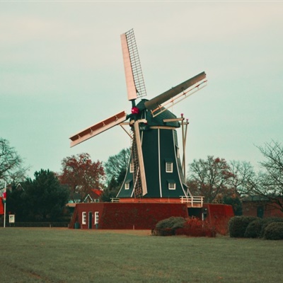 风车微信头像，好看唯美的荷兰风车图片