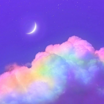 梦幻般美的天空微信头像图片 色彩斑斓太美丽了