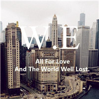 WE系文字字母头像图片,All for love and the world well lsot