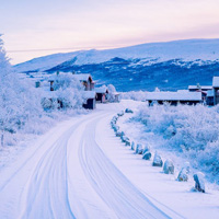 美丽而清静的雪花,雪景小清新好看的风景头像图片大全