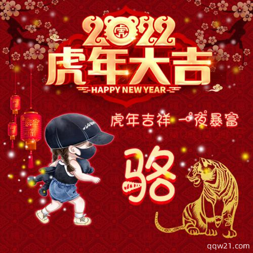 2022春节喜庆微信头像，虎年大吉，红红火火过新年