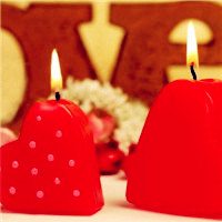 红蜡烛头像,蜡烛只为你点燃,唯美的蜡烛是我送给你的爱心