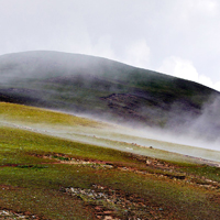 高清风景头像,西藏旅途风景蓝天白云高山