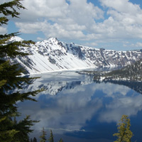 微信风景头像,唯美梦幻的火山湖风景图片