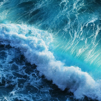 微信大海头像,大海海浪浪花图片