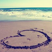 海边的爱,大海的情,让沙滩见证我们的爱情吧