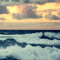 大海海洋海浪唯美头像图片,有着强大的力量