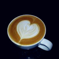 心形咖啡图片头像,满满的爱,浓浓的情,看天下中的心形咖啡杯