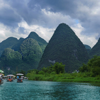 桂林山水甲天下风景,迷人的山,醉人的水
