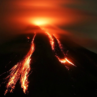 火山喷发唯美图片,奇特的地质现象太神奇了