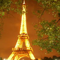 巴黎之恋,好看的巴黎铁塔唯美图片,夜色更是美丽了