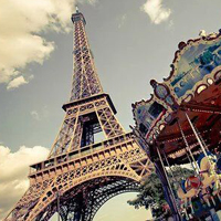 巴黎之恋,好看的巴黎铁塔唯美图片,夜色更是美丽了