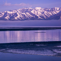 冬季新疆赛里木湖风景头像图片大全