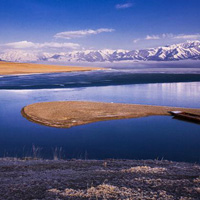 冬季新疆赛里木湖风景QQ头像图片大全