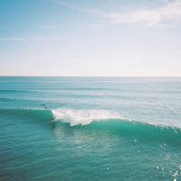 小清新风景图片头像,蔚蓝色的海好美呀