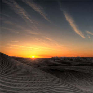 微信头像沙漠 沙漠里的阳光自然风景唯美图片