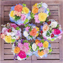 把最好的花送给最爱的人 韩式小清新花束头像