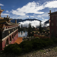 人间仙境风景头像,四川措卡湖风景图片